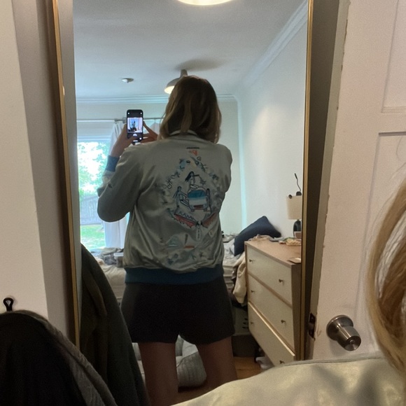 Diesel Snake Embroidered Bomber Jacket (Reversible) - Picture 2 of 15